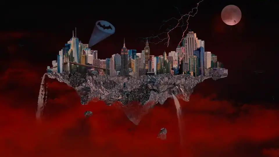 ile flottante photoshop